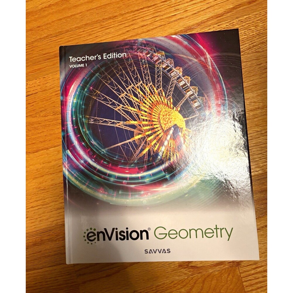 Savvas enVision Geometry Teacher's Edition Vol Hardcover High School